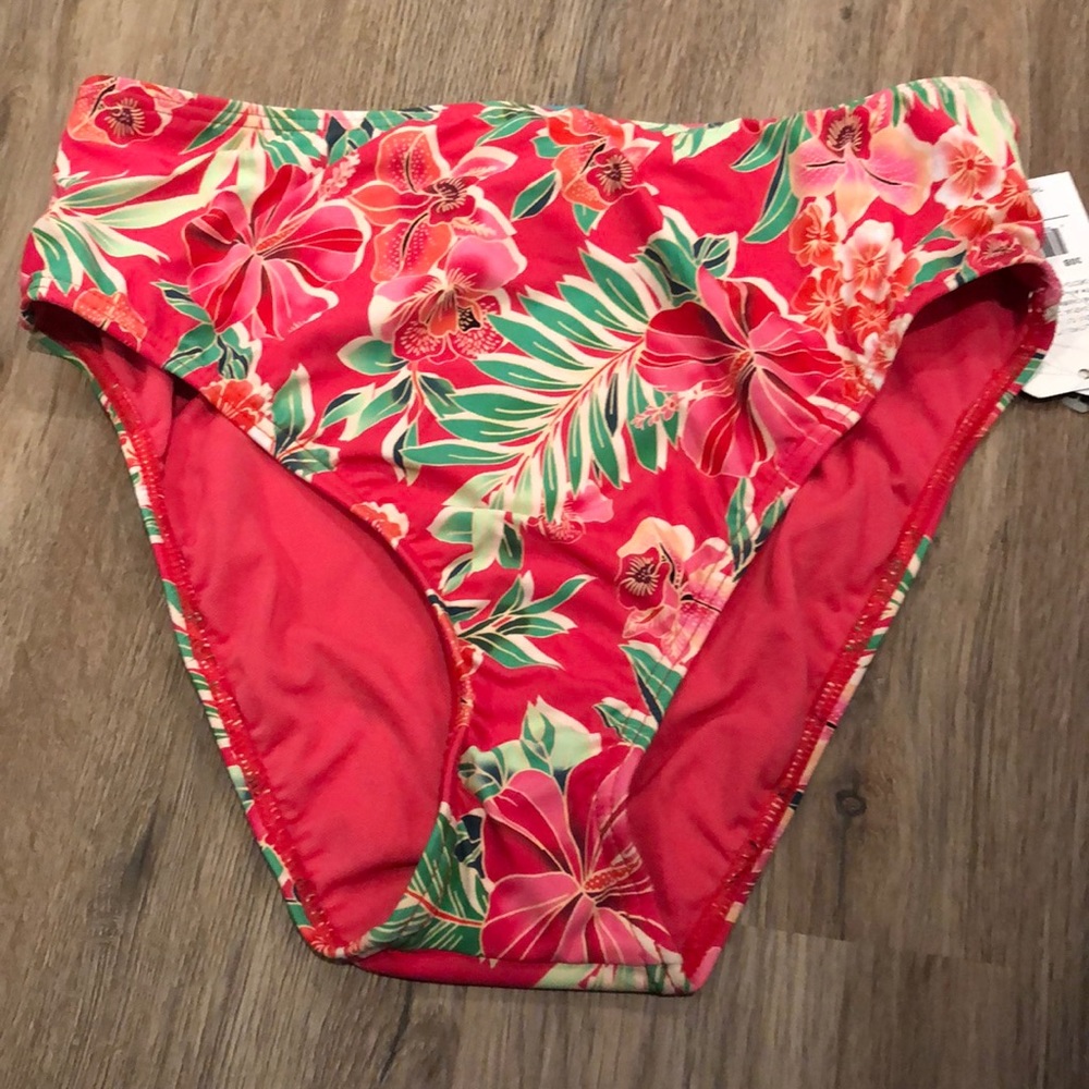 High waisted bathing suit bottoms